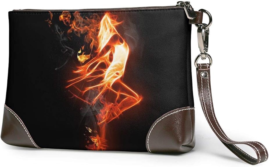 クラッチバッグ ビジネスバッグ バッグ 防水バッグ 女 炎 セカンドバック メンズ レディース 鞄 人気 クラッチ 本革 シューズ バッグ Amazon