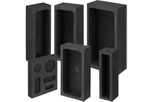 6 Pcs Graphite Casting Ingot Molds In Various Sizes Graphite Casting Smelting Molds For Refining And Smelting Gold Silver Cop