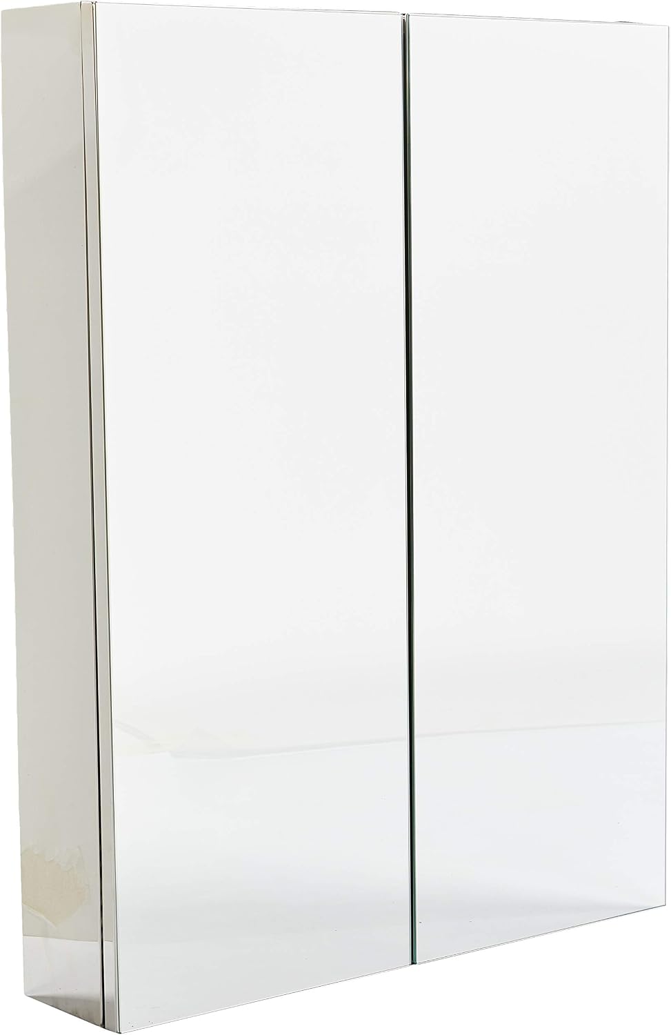 Croydex Anton Stainless Steel Bathroom Mirror Cabinet - Image 3