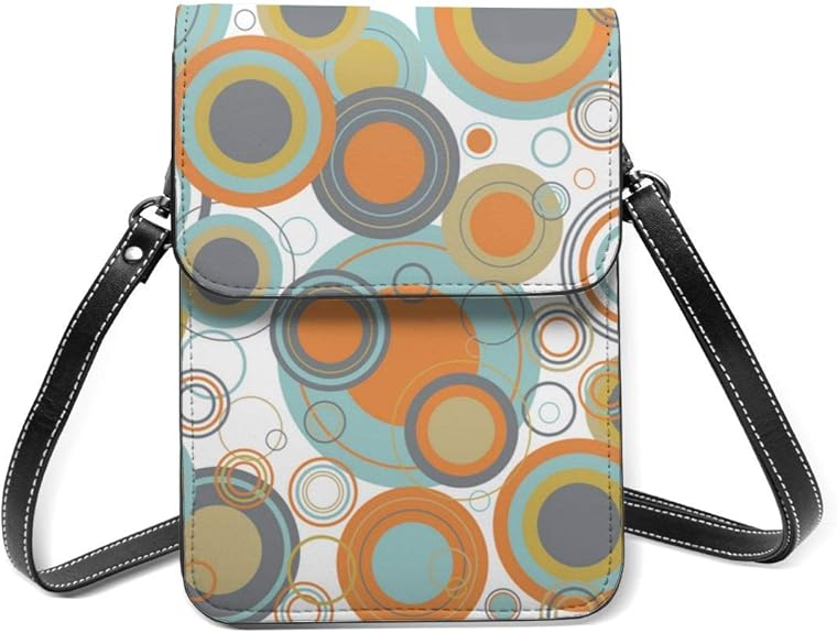 Monedero para teléfono celular, retro mediados de siglo moderno