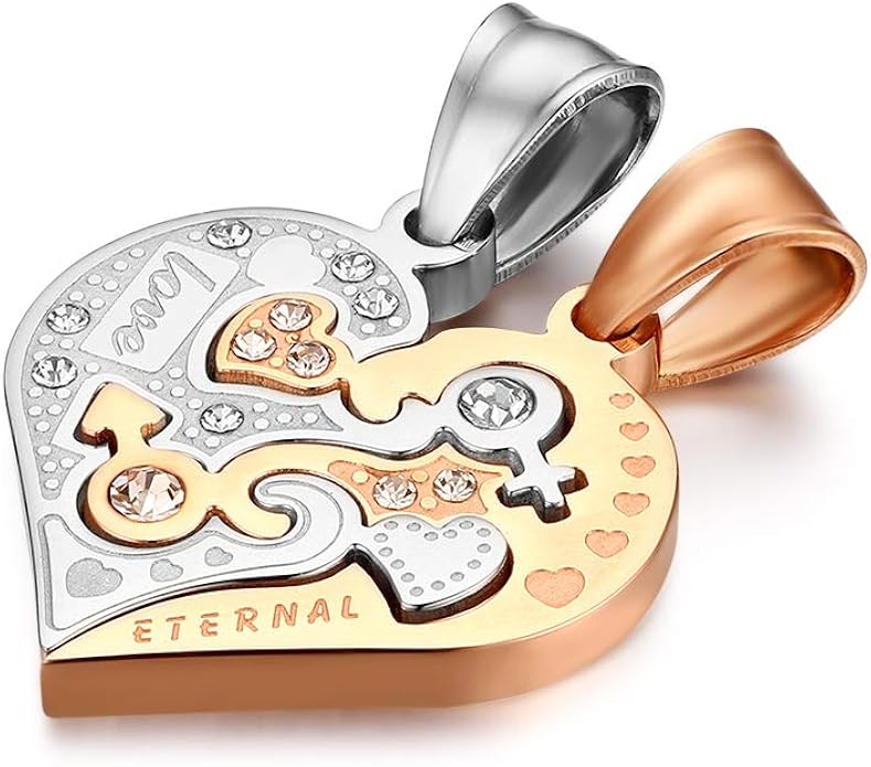 Flongo Herrenkette Mit Wolf Anhänger - Leder Seil Edelstahl