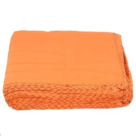 House of Sensation Orange Duster Wet & Dry Cotton Cleaning Cloth 19 x 19 inch (Pack of 12)