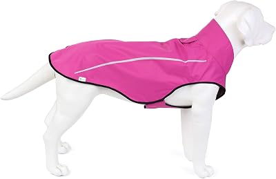 Mile High Life Dog Raincoat Adjustable Water Proof Lightweight XS Hot Pink