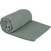 Sea to Summit Drylite Towel, Lightweight Towel, Medium, Sage Green | Lightweight, packable DRY+ microfiber towel with an ultra-suede finish suits bath, kitchen, and beach use anywhere