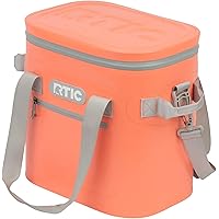 RTIC Soft Cooler Insulated Bag Portable Ice Chest Box for Lunch, Beach, Drink, Beverage, Travel, Camping, Picnic, Car, Leak-P
