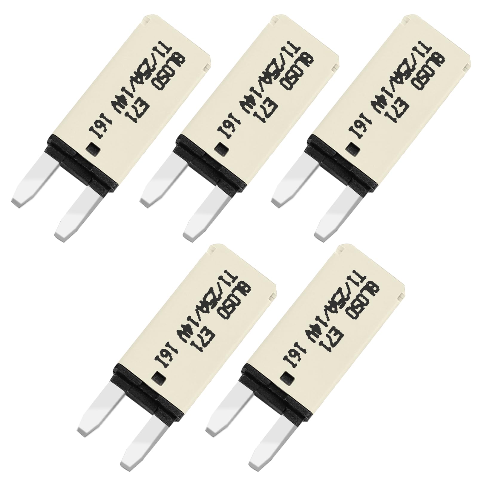 GLOSO Blade Circuit Breaker Mini RV Marine Boat Truck Yacht Auto Reset Audio Solar System Protection ATO ATC 25 Amp 5 PACK E71