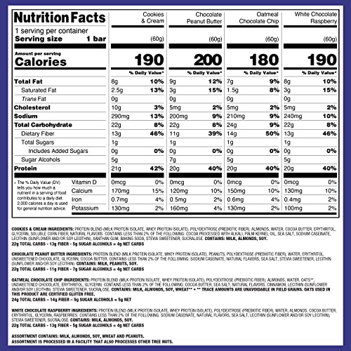 QUEST NUTRITION ULTIMATE VARIETY PACK PROTEIN BARS, HIGH PROTEIN, LOW CARB, GLUTEN FREE, KETO FRIENDLY, 12 COUNT