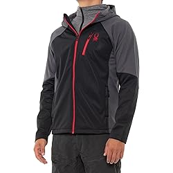 Spyder Men's Full Zip Hooded Soft Shell