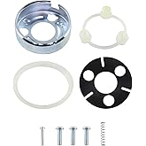 Steering Wheel Horn Cap Contact Mounting Kit Set Compatible with 1967-1981 Chevrolet GM Camaro Impala Nova