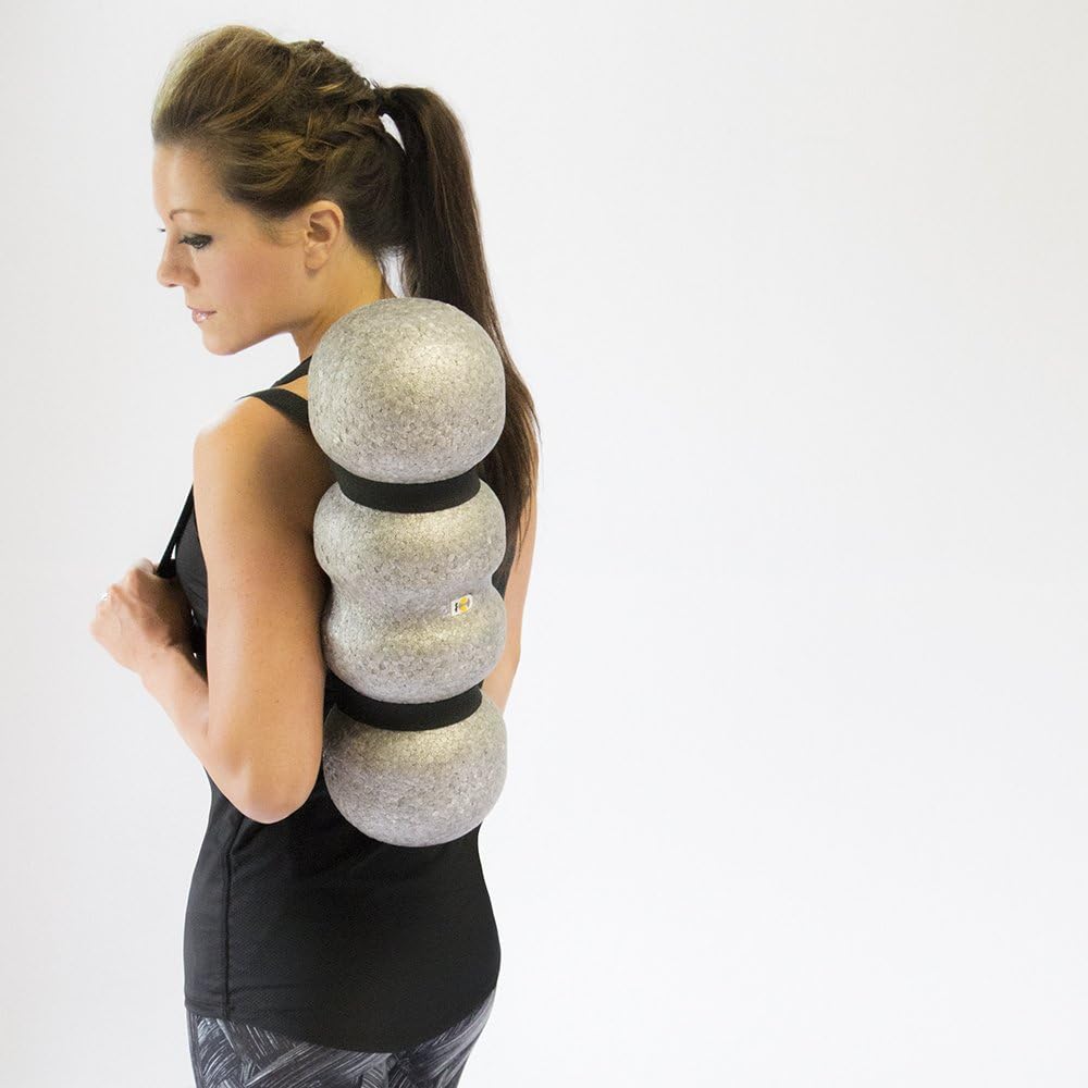 Rollga Foam Roller - Standard: Self Massage & Trigger Point Release Muscle Roller, Medium Density Foam Version (Silver) : Sports & Outdoors