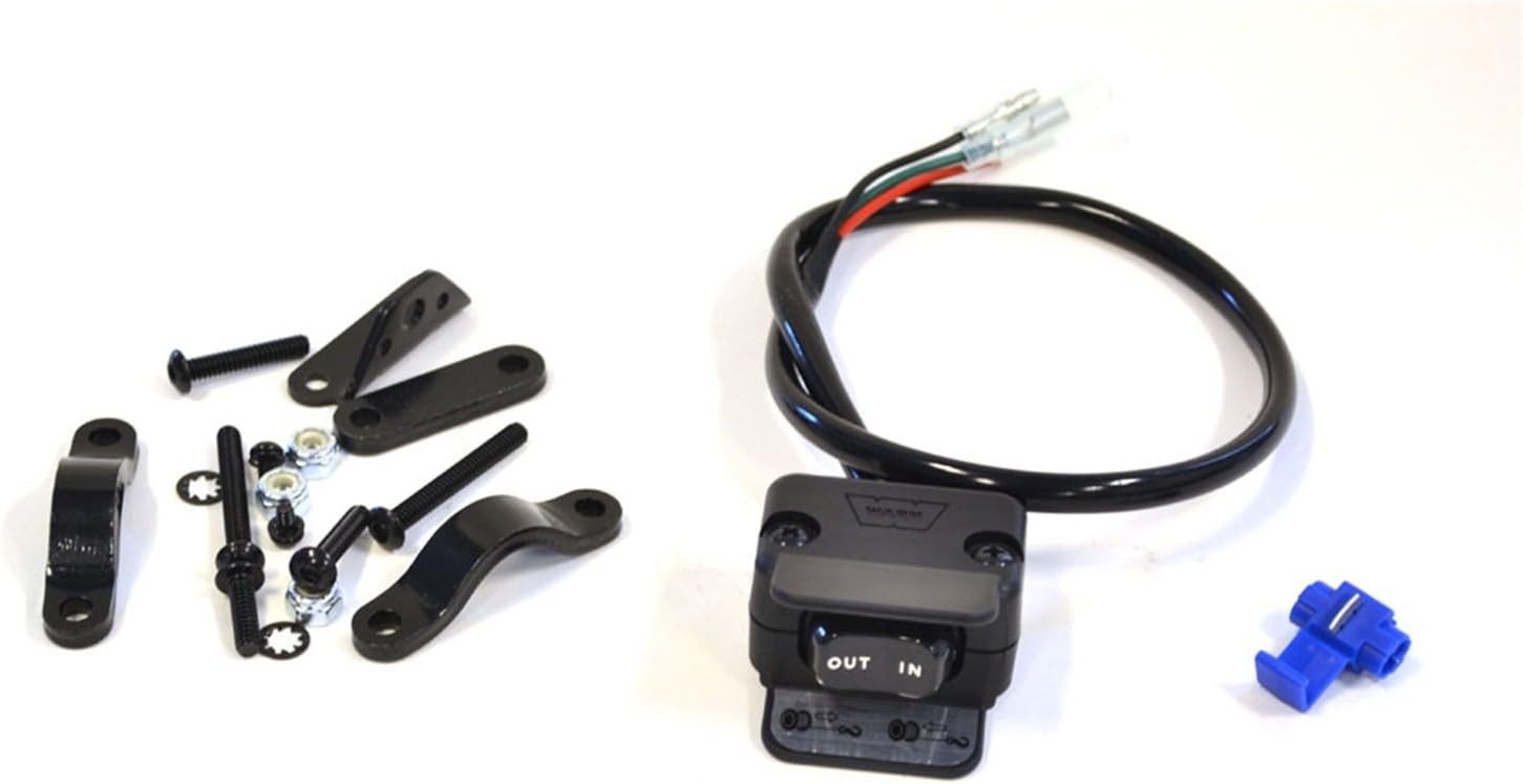 WARN 69206 Winch Accessory: Handlebar Mounted Mini-Rocker Control Switch