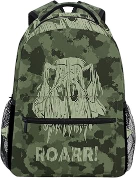 military colour college bags