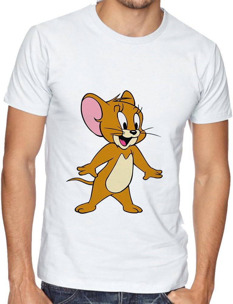 Jerry White Tshirt For Men(NewayPrints)