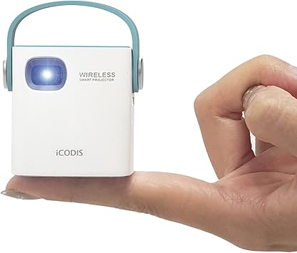 iCODIS CB-100W móvil Proyector DLP Pico de cine en casa, WIFI ...