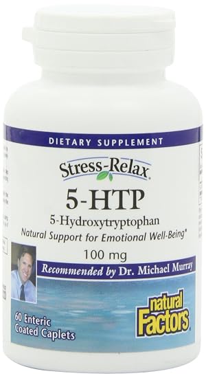 Natural Factors 5HTP 100 mg.