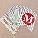 OUNONA Christmas Banner Merry Christmas Bunting Flags for Party Home Decor,Including 15 Pcs