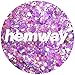 Hemway Rose Pink Holographic Mix Glitter Chunky Multi Purpose Dust Powder Arts & Crafts Decorations Costumes Makeup Cosmetic Face Eye Body Nails Skin Hair Festival 10g