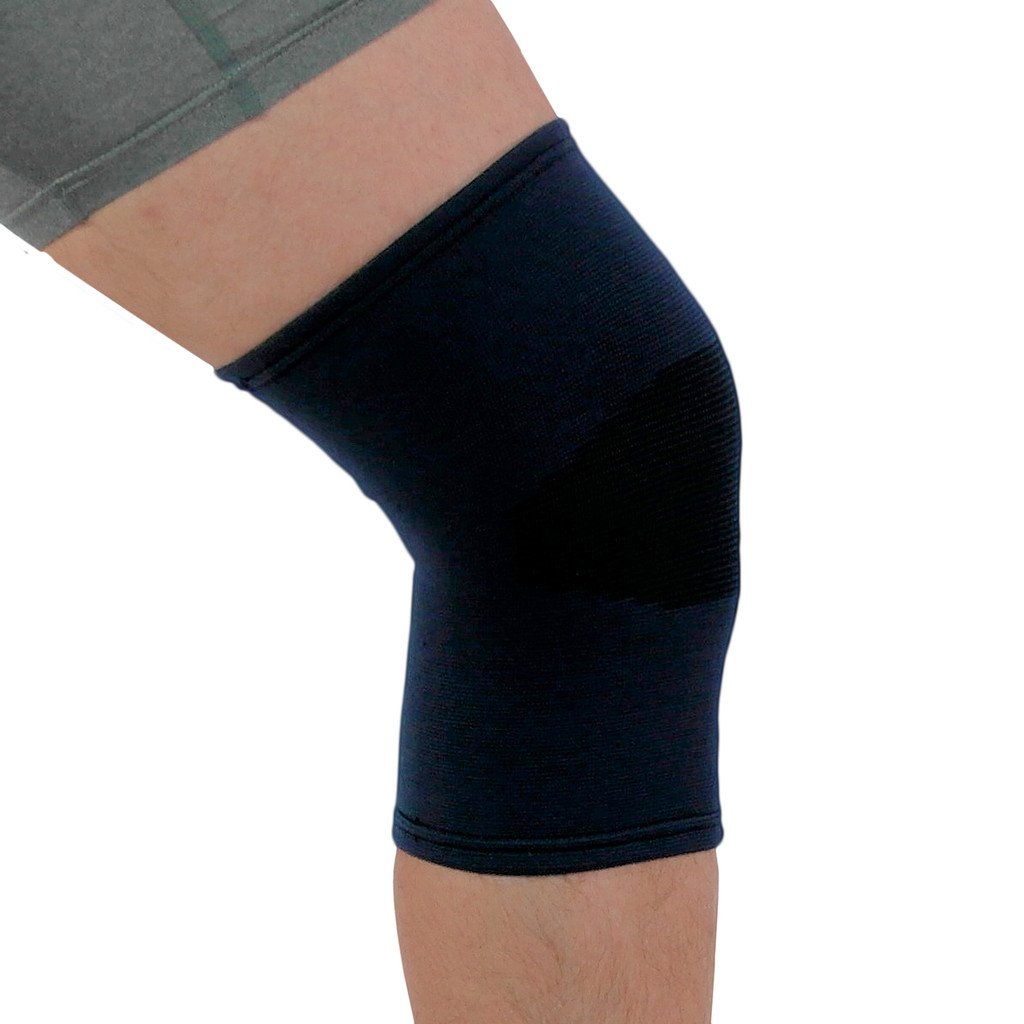 Medical Grade Elastic Compression Knee Support Navy Tubular Sleeve - Large = 38-42cm