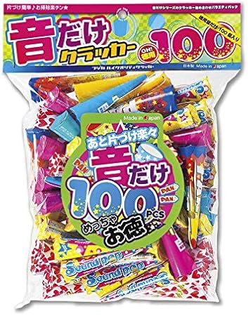 Amazon Co Jp フジカ 音だけクラッカー １００個入 おもちゃ
