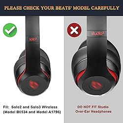 SoloWIT Earpads Cushions Replacement for Beats Solo