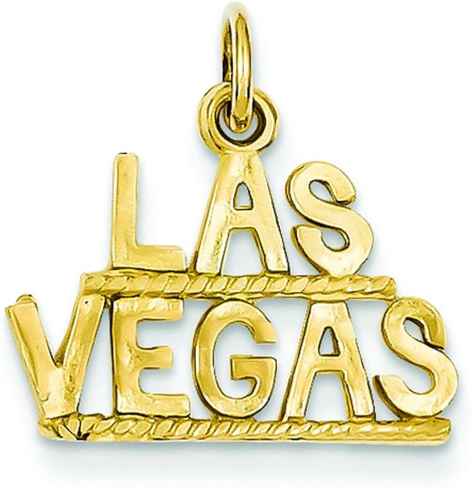 14k Las Vegas Pendant Jewelry
