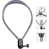 Neck Mount for Action Camera, with Air Cushion and Adjustable Chest Strap, Hands-Free POV Vlogging for GoPro Hero 13/12/11/10/9, Insta 360 X5/X4/X3/Ace Pro 2, DJI Osmo Action 5 Pro/4/3