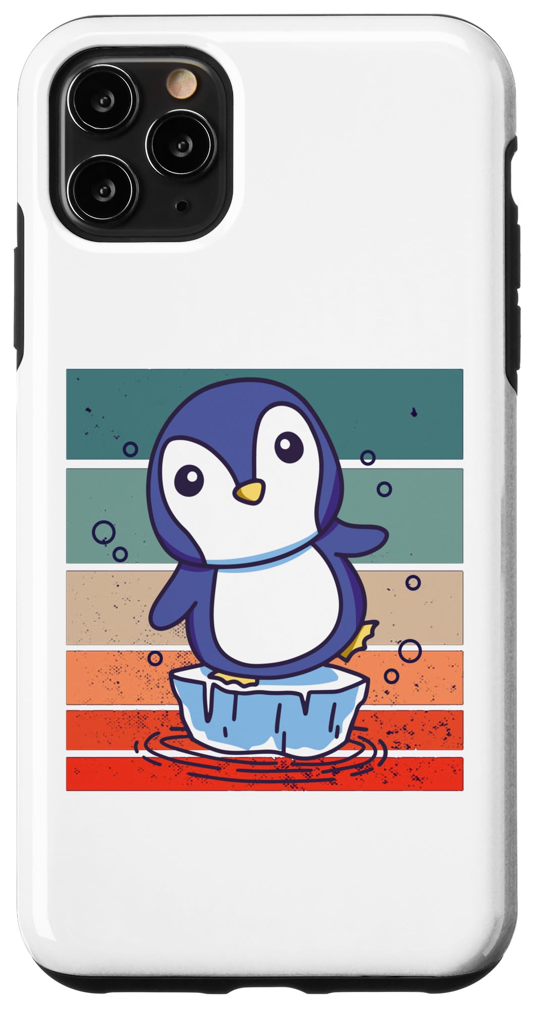 iPhone 11 Pro Max Penguin Cute penguin Melting Climate change Adorable Animal Case