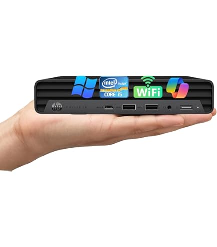 ✨HP✨ProDesk✨ミニPC✨ブラック✨corei5✨第8世代✨新品SSD✨ ミニPC