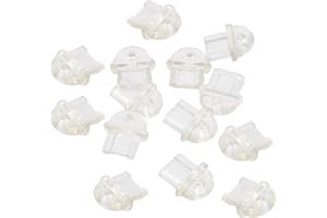 MAGICLULU 10pcs Transparent PVC Charging Port Plugs Phone Stopper Protectors Compatible with Android Mobile