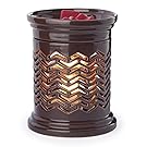 Candle Warmers Etc. Precision Cut Illumination Fragrance Warmer, Chevron