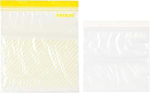 IKEA 303.393.49 Istad Plastic Freezer Bag, Yellow/White
