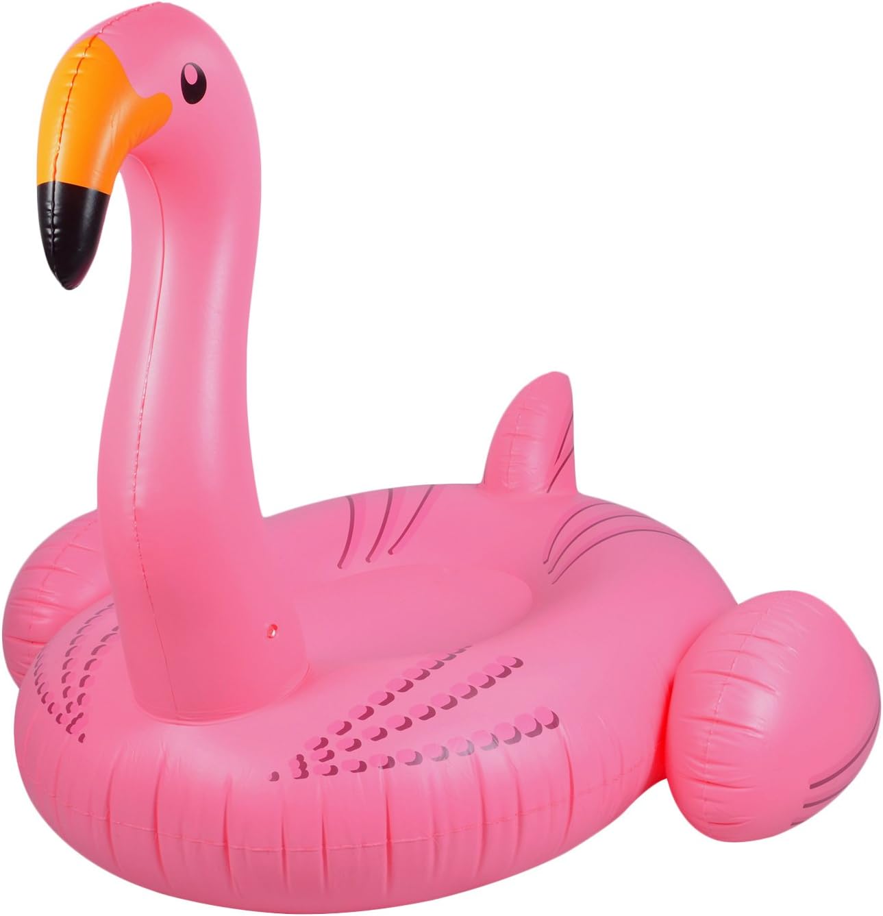 PACKGOUT Flamingo Pool Float, Pink Giant Inflatable Flamingo Pool Raft Toys with Double People Use of Large Buoyancy