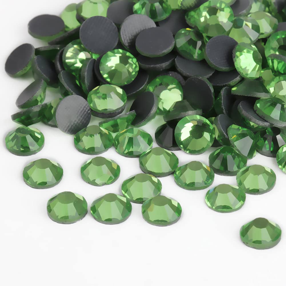 Crystal Hotfix Rhinestone,Machine Cut Stone 2880pcs/pkg (Light Green,SS6/2mm)