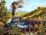 Smoke, Steam and Timber 500 pc Jigsaw Puzzle by SunsOut