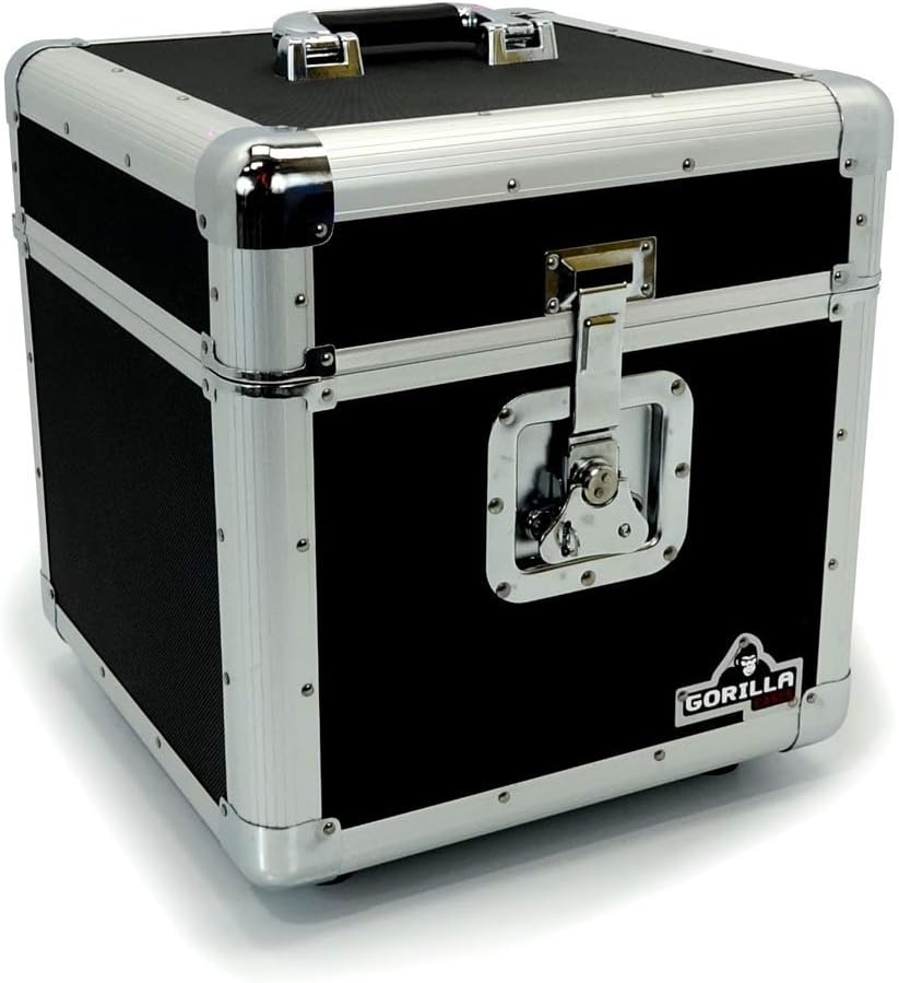 Gorilla DJ LP Vinyl Record Storage Box Holds 100 12 Inch Records