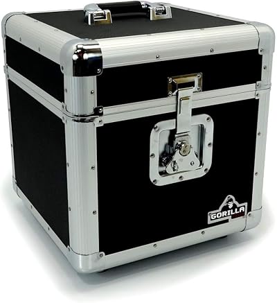 Gorilla DJ LP Vinyl Record Storage Box Holds 100 12 Inch Records