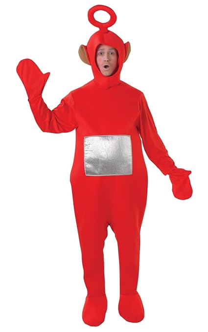 Rubies Offizielles Po-Kostüm, Teletubbies, für Erwachsene, Standardgröße