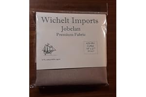 Wichelt Imports Premium Jobelan Fabric for Cross Stitch 18" x 27" Coffee Brown