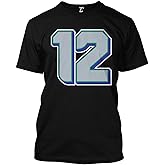 12 Jersey Number - Seattle Best Sports Fans Men's T-Shirt