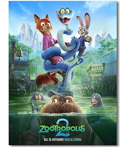 Amazon.com: ZOOTOPIA 2 MOVIE POSTER 2 Sided ORIGINAL INTL Advance