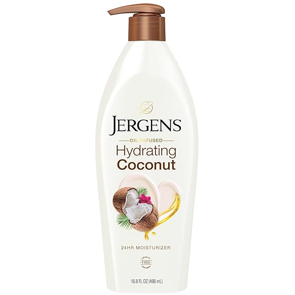 JERGENS HYDRATING COCONUT BODY LOTION, HAND AND BODY...
