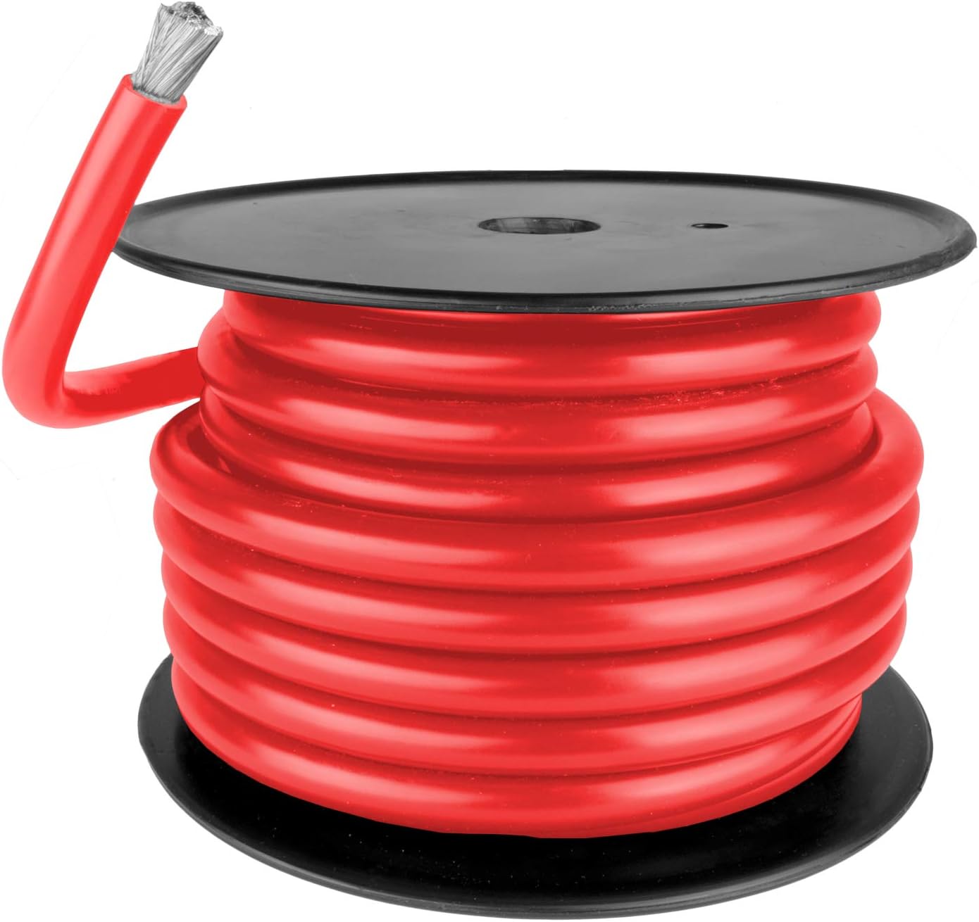 1 AWG Marine Wire - Tinned Copper Battery Boat Cable - Available in Black & Red - Made in The USA : Industrial & Scientific
