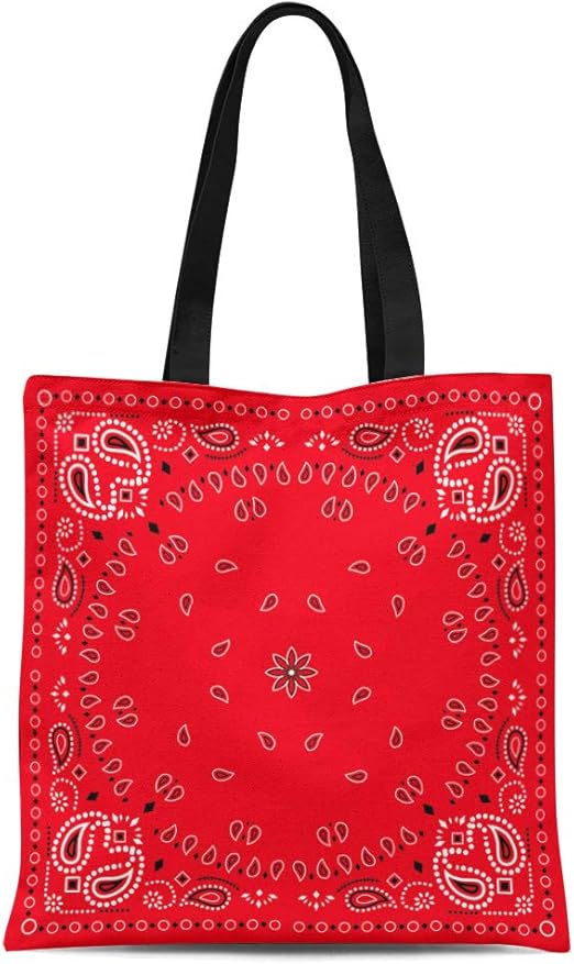 red tote bag amazon