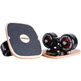 AsFrost Portable Roller Road Drift Skates, Anti-Slip Board Split Skateboard | Portable Freeskates with Cool Maple Deck Anti-Slip Board Split Skateboard with PU Wheels High-end Bearings