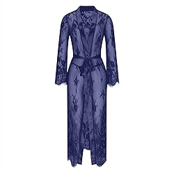 Lace Robes for Women Sexy Long Lingerie Robe for