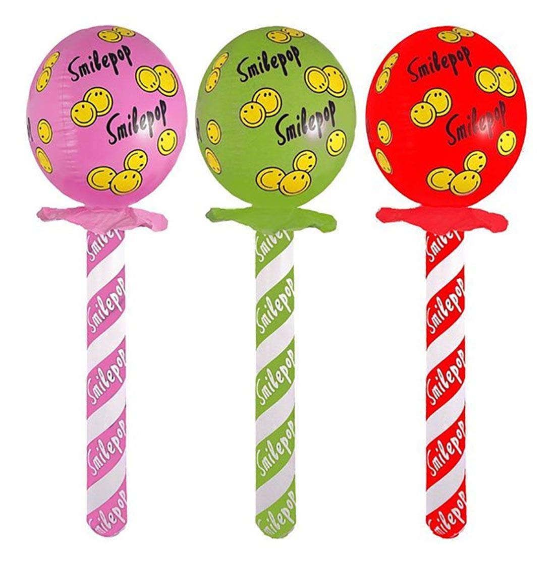 Henbrandt INFLATABLE LOLLIPOP 72CM KIDS FUN PARTY NOVELTY ACCESSORY COLOURS NEW