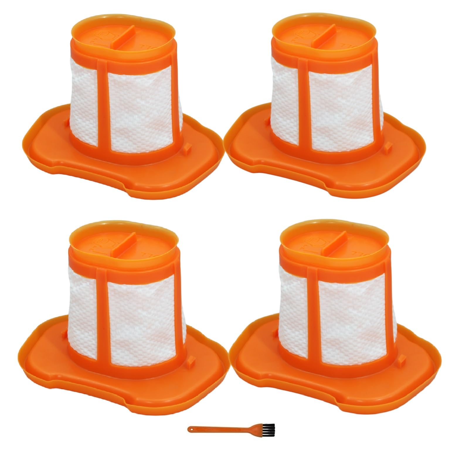 Photo 1 of 4-Pack Replacement Filters (HHVKF10) Compatible with BLACK+DECKER Handheld Vacuum Models HHVK515JP07 HHVK515J00 HHVK515J00FF HHVK515BPF07 HHVK320J10 HHVK320J61 HHVK320JZ01 HHVK415B01 Series