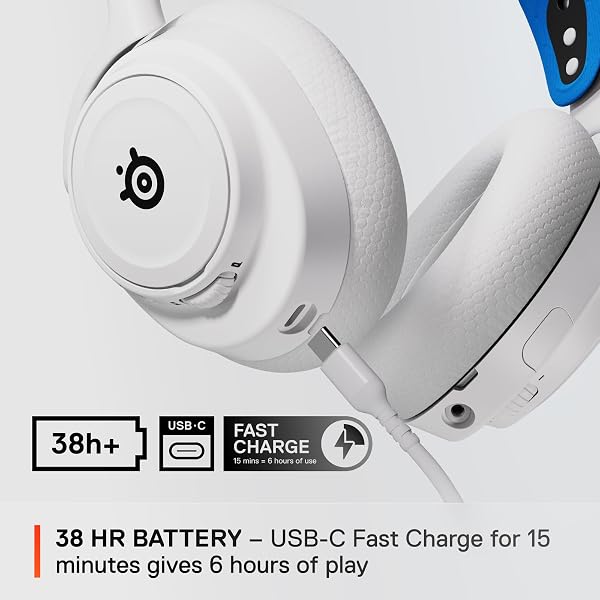 STEELSERIES ARCTIS NOVA 7P WIRELESS MULTI-PLATFORM GAMING HEADSET — NEODYMIUM MAGNETIC DRIVERS — 2.4GHZ + BLUETOOTH — 38HR USB-C BATTERY — GEN2 AI MIC — PLAYSTATION, PC, SWITCH, VR, MOBILE – WHITE