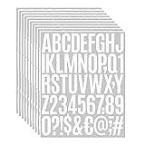 10 Sheets 500 Pcs Vinyl Letter Stickers, 2 inch