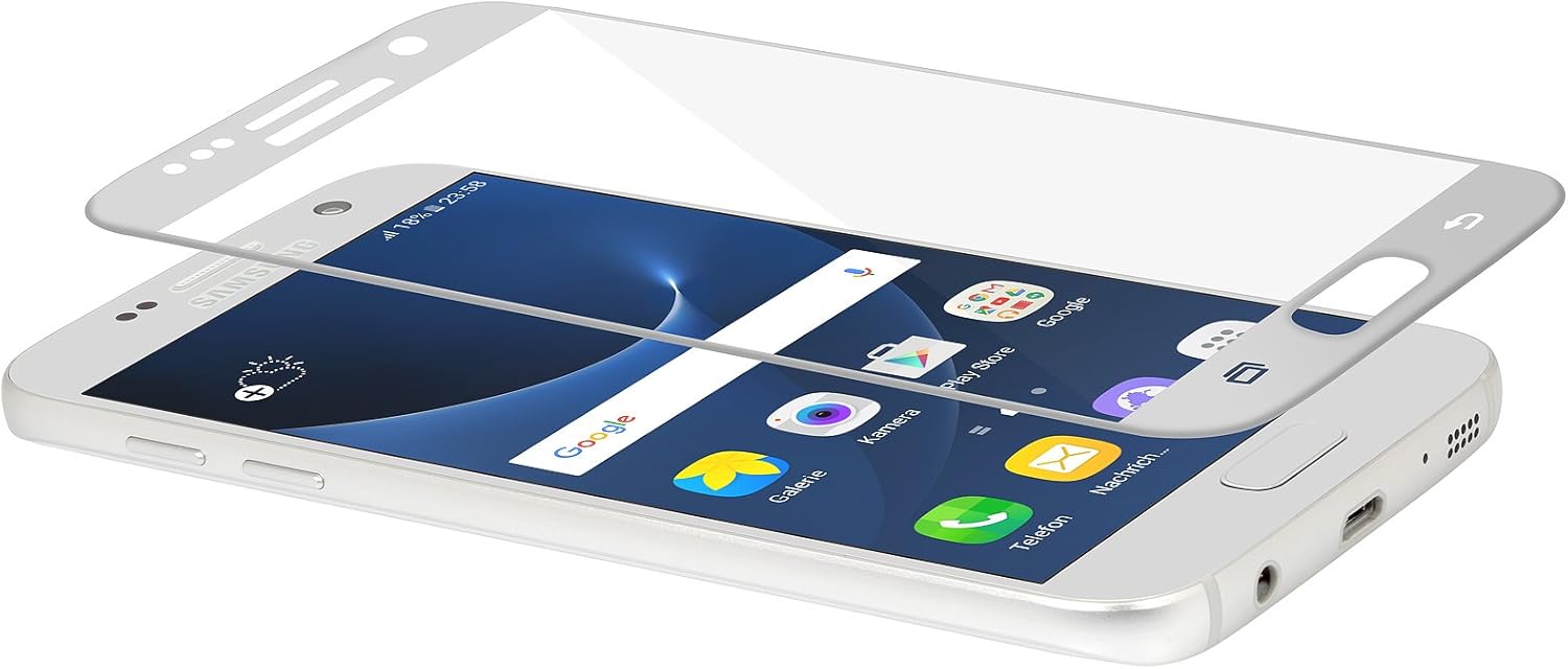 StilGut Samsung Galaxy S7 Screen Protector, 3D Curved Tempered Glass for Galaxy S7 with Full Screen and Edges Coverage